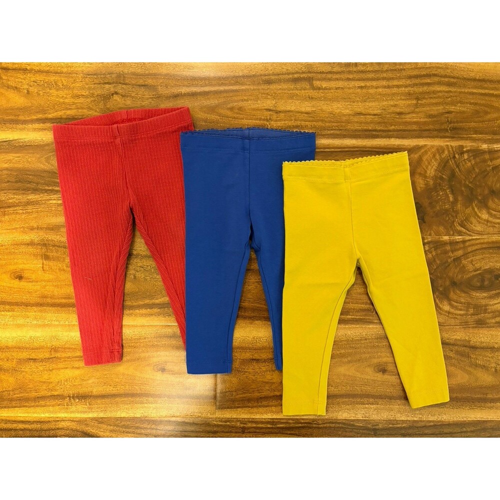 Tea Collection Primary Colors Legging Bundle, size 6-9 months